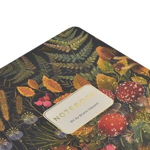 BV by Bruno Visconti Soft Touch A5 Notebook - Forest Mushrooms - perfect gift